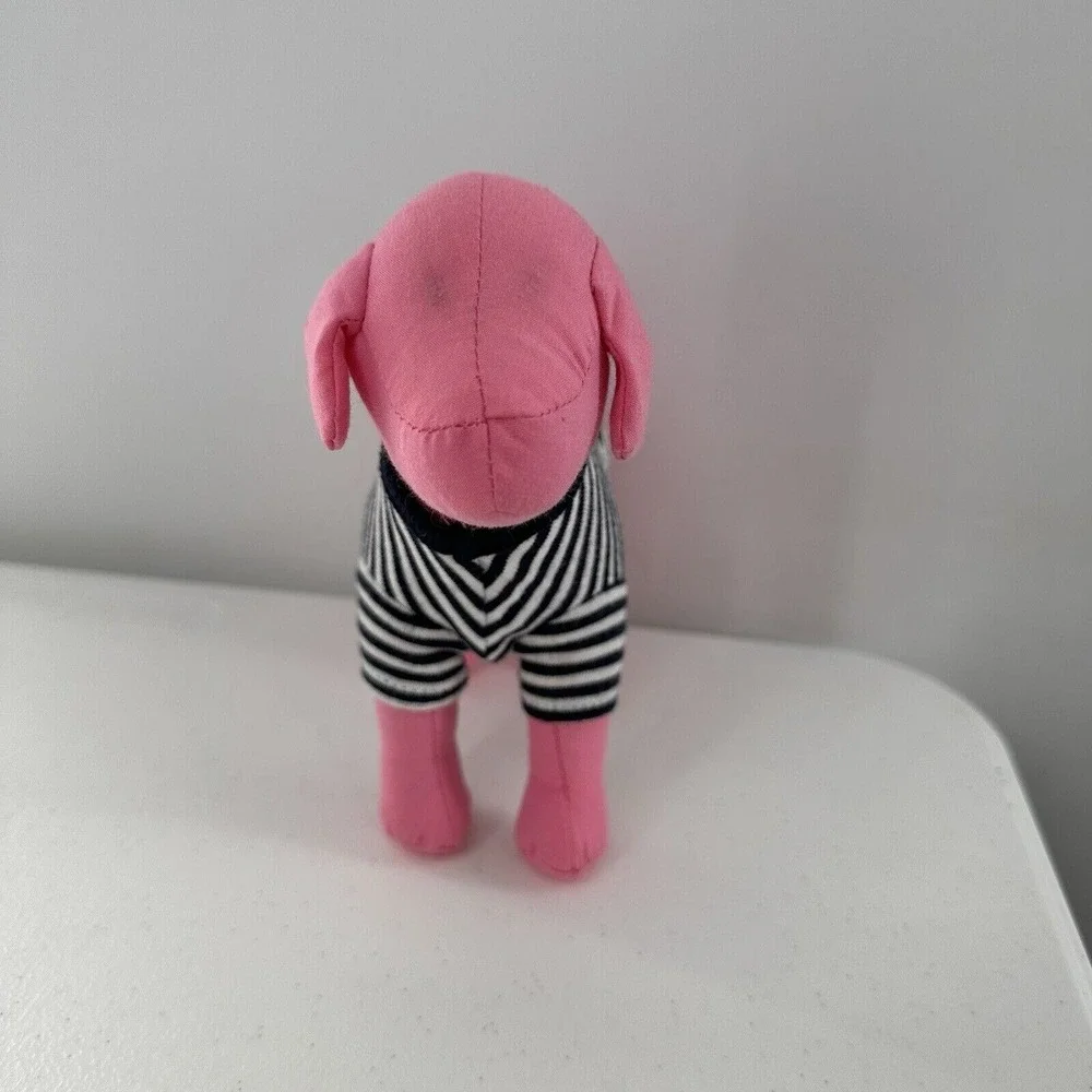 Victorias Secret Pink Dog Plush Striped Anchor Shirt Nautical‎ Hoodie Good Life